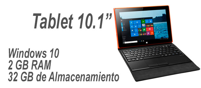Tablet Irulu 10.1" con Windows 10