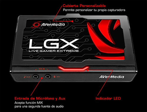 Vista frontal Live Gamer Extreme