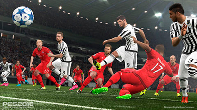 Jugando PES 2016