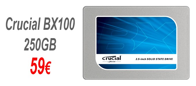 Disco SSD Crucia BX 100 250GB