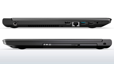 Laterales del portátil Lenovo Ideapad