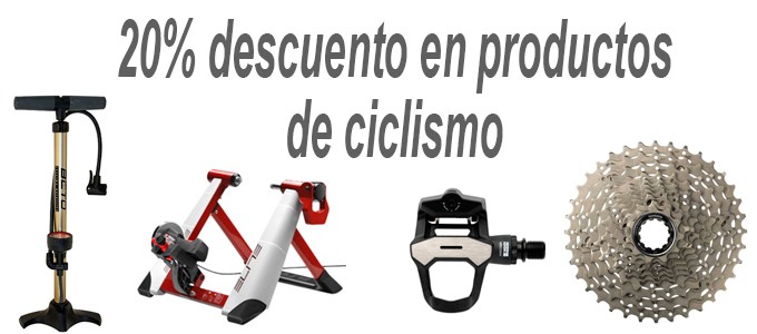 Ciclismo 20% descuento
