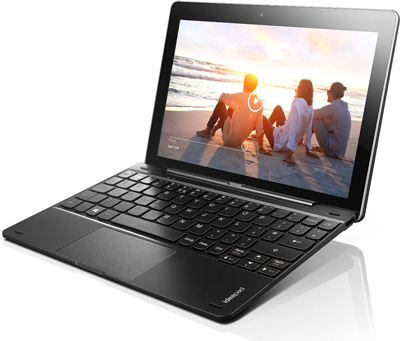 Vista lateral de la Tablet Lenovo Ideapad Miix 300