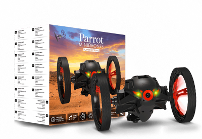 Minidrone Parrot dumping sumo color negro
