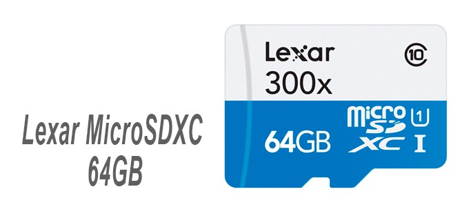 Tarjeta de memoria Lexar MicroSDXC 64 GB