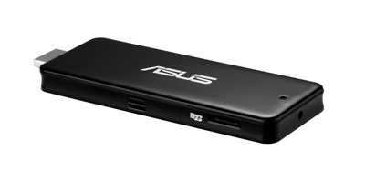 Vista lateral del Pc de bolsillo Asus QM1-B002