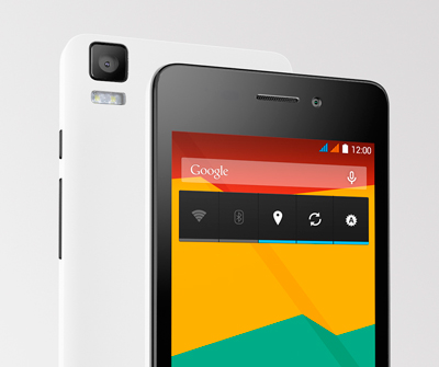 Detalle de la cámara del SmartPhone BQ Aquaris E4