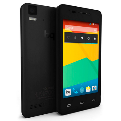 Varias vistas del SmartPhone BQ Aquaris E4
