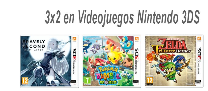 3x2 en Videojuegos Nintendo 3DS