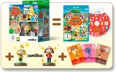 Contenido del pack Animal Crossing: Amiibo Festival
