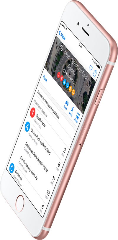 Vista ladeada del Apple Iphone 6s