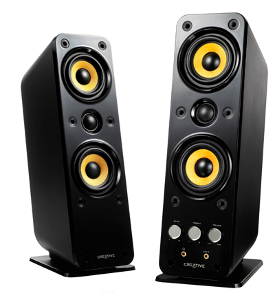 Vista general de los altavoces Creative Labs GigaWorks T40
