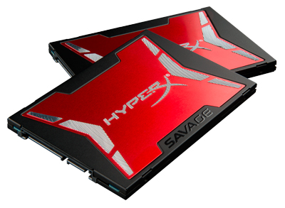 Vista general del Disco SSD HyperX Savage de 480GB