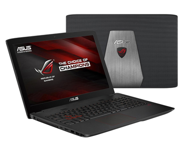 Varias vistas del portátil ASUS GL552VW-DM141T