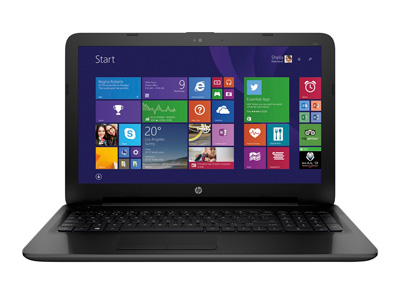 Vista Frontal del portátil HP 250 G4 con Intel Core i5