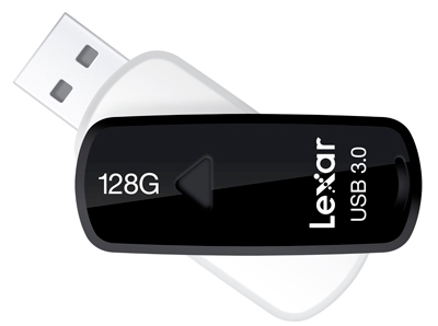 Vista general del Pendrive Lexar 128GB S35