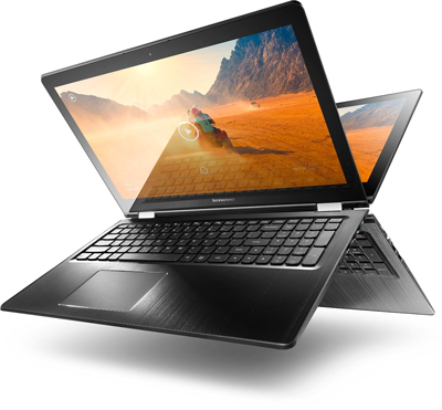 Capacidad de plegarse del portátil Lenovo YOGA 500 14ISK.