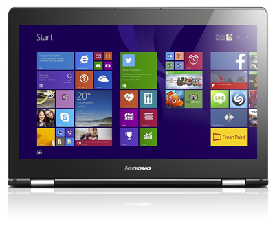 Portátil Lenovo YOGA 500 14ISK plegado