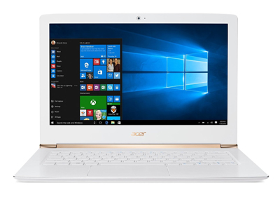 Vista frontal del portátil Acer Aspire S13
