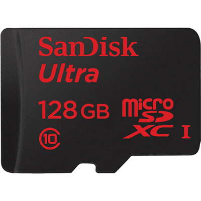 Vista general de la MicroSD SanDisk Ultra de 128GB