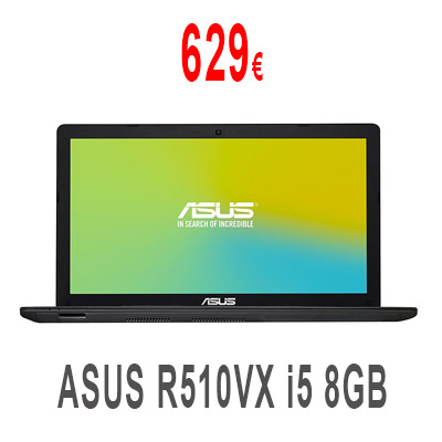 ASUS R510VX Intel i5 8GB RAM