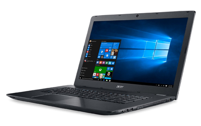 Vista ladeada del portátil Acer Aspire E5-774G-59PC