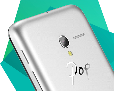 Detalle de la cámara del Alcatel Onetouch Pop 3