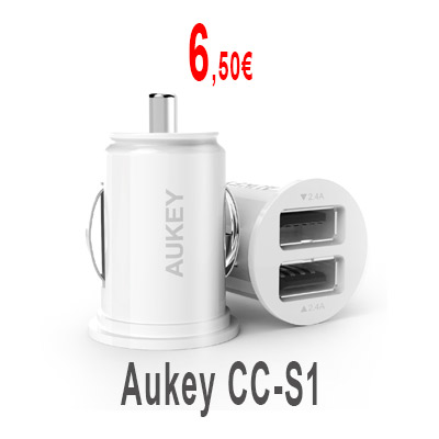 Cargador de coche Aukey CC-S1