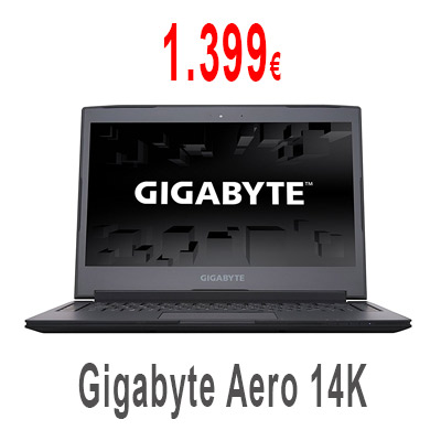Portátil Gaming Gigabyte Aero 14K
