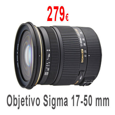 Objetivo Sigma 17-50mm