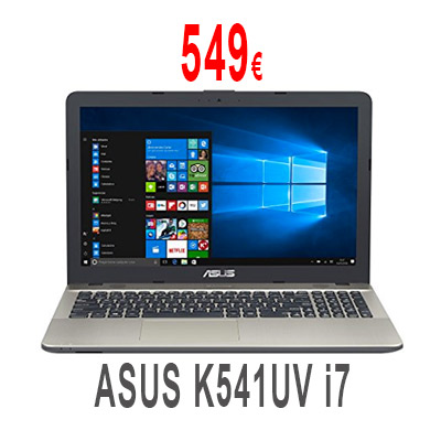 ASUS K541UV intel i7