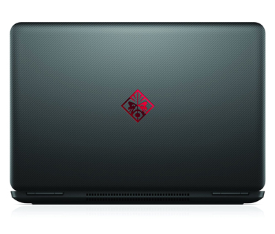 Vista posterior del portátil HP Omen 15