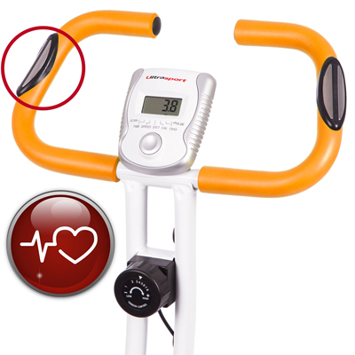 Sensores y consola de la bicicleta estática Ultrasport F-Bike 200B