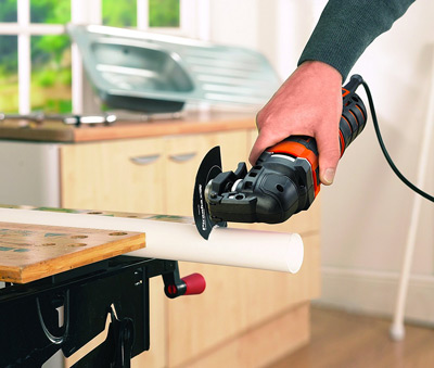 Corte realizado con la Black and Decker MT300KA
