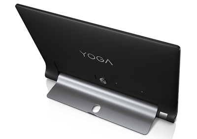 Vista posterior de la tablet Lenovo Yoga Tab 3