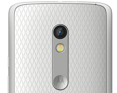 Detalle de la cámara trasera del Motorola Moto X Play