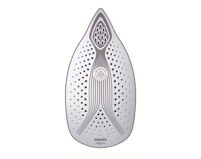 Vista de la suela de la plancha Philips PerfectCare GC4910