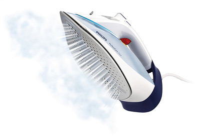 45g/m de vapor continuo generado por la plancha Philips PerfectCare GC4910