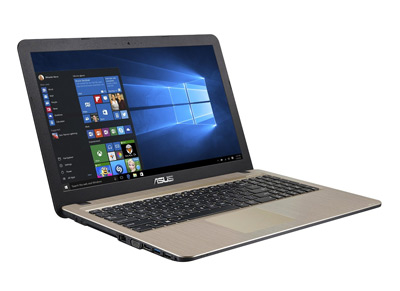 Vista general del portátil Asus F540LA con 8GB de RAM