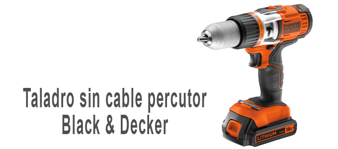Taladro Black&Decker inalámbrico