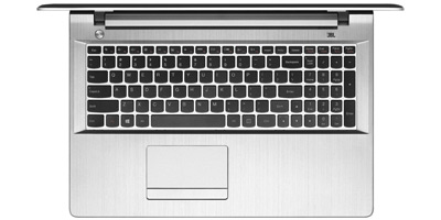 Vista superior del portátil Lenovo Z51-70 con iIntel i5