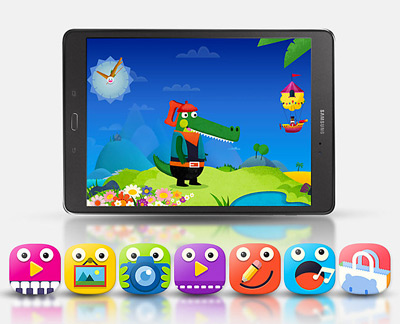 Vista general de la tablet Samsung Galaxy Tab A