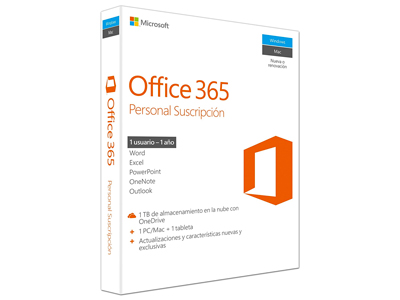Viene incluida una licencia por un año a Office 365