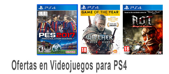 Ofertas en videojuegos para PS4