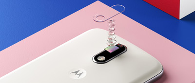 Detalle de la cámara posterior del Moto G4 plus