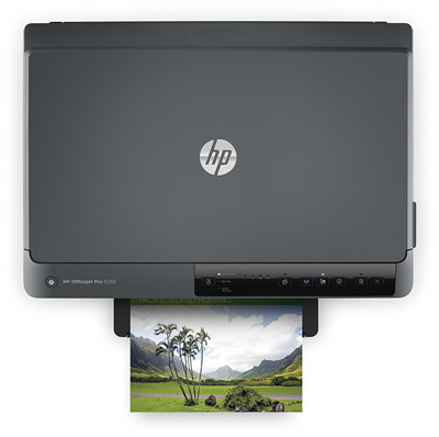 Vista superior de la impresora HP Officejet Pro 6230