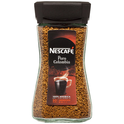 Vista general del Café Nescafé Puro Colombia