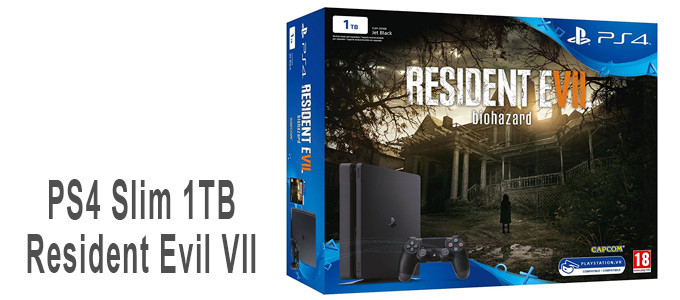 PS4 Slim de 1TB con Resident Evil VII