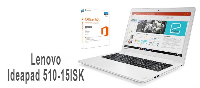 Port´til Lenovo Ideapad 510-15ISK con Office 365