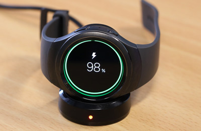 Cargador inalámbrico del SmartWatch Samsung Gear S2 Sport